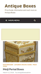 Mobile Screenshot of antique-boxes.com