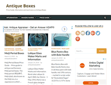 Tablet Screenshot of antique-boxes.com